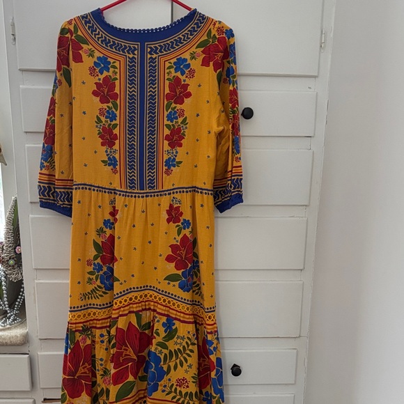 FARM Rio Yellow Floral Dress - Picture 10 of 10
